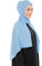 Ayisah Kopftuch Damen Hijab - Hellblau Chiffon Hijab Kopftuch Für Damen - Moderne Muslimisch Chiffon Hidzab Tuch Schal Kopftucher - Seidenweiche Tush Schal Für Frauen - Hellblau