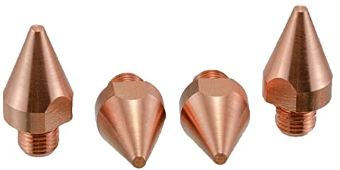 2 Pr Spot Welder 1/8Tips 476-040211-125 fits Miller Style Welding Tongs - 3/8-24 Thread