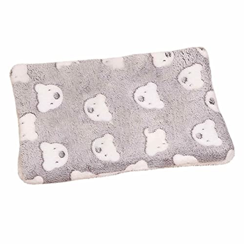 higyee Couverture apaisante pour Chat,Couchage Moelleux en Flanelle pour Animaux Compagnie | Couverture et Anti-Stress pour Chiens et Chats Petite Taille Moyenne