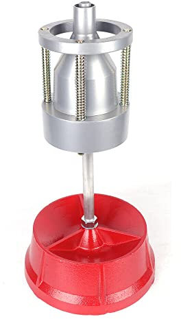 Begoniape Reifenausgleicher, Rot Silber Aluminium-Legierung Auswuchtmaschine Reifenwuchtmaschine Balancer Abnehmbare Wuchtmaschine Stabile Basis Rot Silber