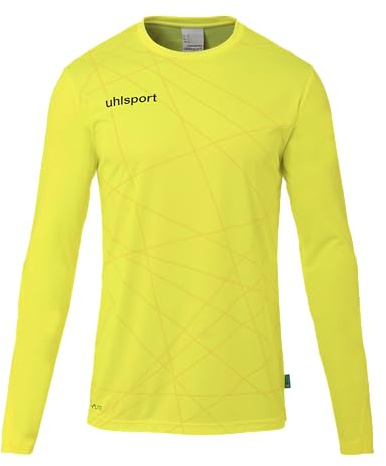 Uhlsport Homme Prediction Maillot De Gardien But Shirt, Jaune Fluo/Noir, L EU