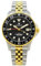 LOUIS XVI Mirabeau GMT 1432 - Ø 41 mm - Herren Uhr - Wasserdicht - Uhr mit Saphirglas - Armband Bicolor Gold/Silber - Zifferblatt Schwarz - Automatikuhr