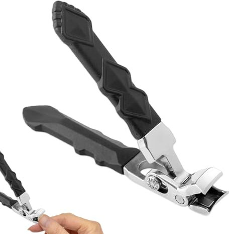 Outfany Nagelknipser Pro,Nagelknipser für Senioren,Nail Clipper,Zehennagelknipser,mit Abgeschrägtem Kopf,Geeignet für Dicke Nägel,Große Nagelknipser für Erwachsene