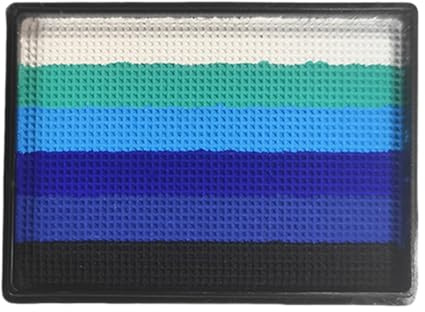 Face Paint Kit,Rainbow Body Palette | 6 Colors Painting Supplies Watercolor Makeup for Adults Kids Stage Carnival Halloween Wedding Birthday Concert Festival Cosplay