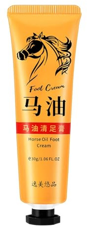 Horse Oil Foot Cream - 30g Anti-Drying Hand Cream | Smooth Feet Balm for Dry Skin, Natural Cracked Heel Hand Care Product, Moisturizing Skin Salve, Repair Ointment, Winter Hydration