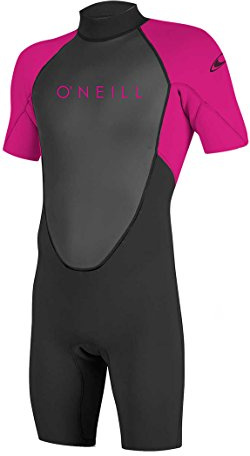 ONEILL Mädchen Youth Reactor Ii 2mm Back Zip Spring Wetsuit, schwarz (Berry), 6