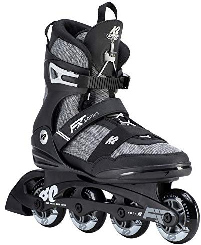 K2 Skates Herren Inline Skates F.I.T. 80 PRO, black - grey, 30D0771.1.1.130