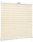 SchattenFreude Klemmfix-Plissee für Fenster | Mit Klemm-Haltern | Ohne Bohren | Creme, Breite: 150cm x Höhe: 100cm