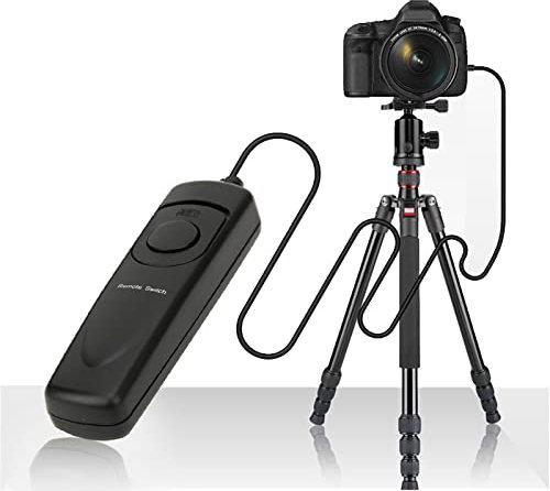 Goshyda Télécommande de Déclencheur, MC‑30 Câble de Déclencheur à Distance Filaire pour Appareil Photo Portable, pour, Compatible avec Les Appareils Photo D850 / D810 /