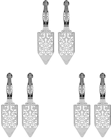 VENEKA 6 Pieces Absinthe Spoons, Stainless Steel Absinthe Cocktails Spoon Making Kit Gothic Absinthe Fountain Spoon Dripper