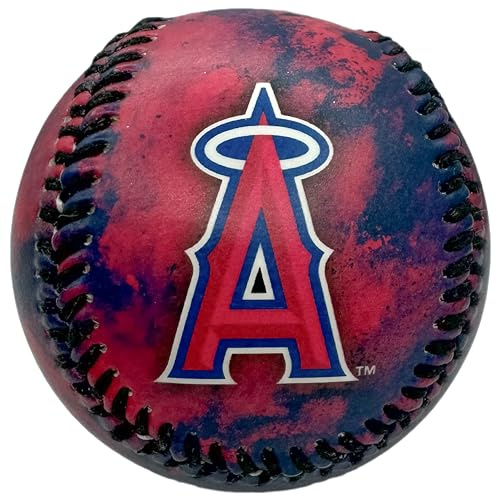 Franklin Sports MLB Team Baseball - Los Angeles Angels - Team Logo Soft Baseballs - Tolle Dekoration für Schreibtische und Büro