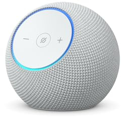 Der neue Amazon Echo Dot Max, Alexa-Lautsprecher mit raumfüllendem Klang und integriertem Smart-Home-Hub, Weiß