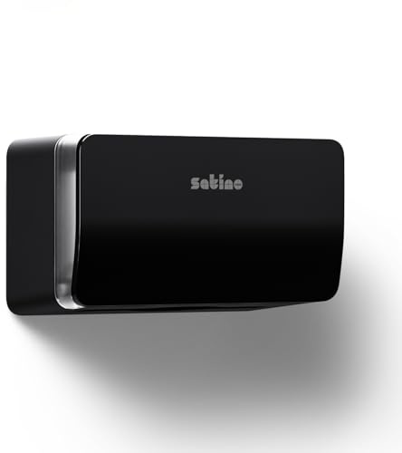 Satino HYGINITY Papierhandtuchspender für kleinere Waschräume – für V Falz & C Falz Papierhandtücher - Made in Germany – Handtuchspender für PT3 & H3 Handtuchpapier mit Füllstandsanzeige - schwarz