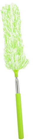 FOYTOKI Microfiber Extendable Duster Long Handled Cleaning Tool for Ceiling Wall Furniture Car Home Duster Skirting Board Cleaner and Extendable