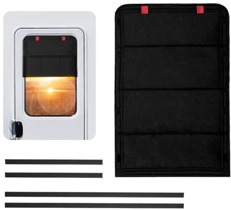 Tenda Parasole per Porta Finestro - Protettore Ripiegabile Impermeabile,Copertura Interna Portatile per Privacy Roulotte,per Picnic Viaggi Guida Strada Sosta Spiaggia Avventura