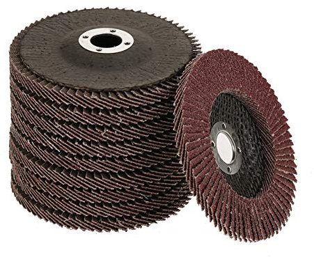 Disco lamellare 10 pezzi grana 60 mola abrasiva 100x6x16mm disco lucidante ad alta efficienza per smerigliatrici angolari da 100 mm officina domestica costruttori fai da te