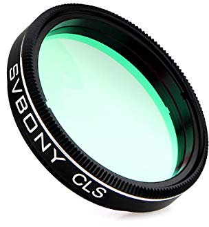 Svbony CLS Teleskop Filter, 1.25 Nebelfilter für Astrofotografie Contrast Beobachtungszwecke, Kamera Filter für CCD DSLR Kameras Stadt Hoshino Deep Sky