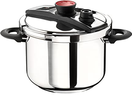 Pintinox, Pentola a Pressione Pro, Acciaio Inox, Adatta all'induzione, 6 Litri.