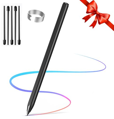 Magnetic Stylus Pen for Remarkable 2 Pen Replacement with Soft Digital Eraser + 5 Tips,Digital Stylus with Eraser for Remarkable,Alternative Marker Plus,4096 Pressure Sensitivity