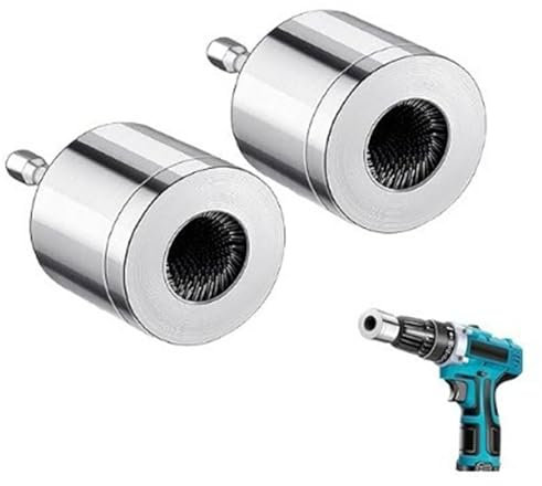 BDHI 2pcs Copper Pipe Cleaner 15/22mm Size Copper Pipe Cleaning Brush Pipe Cleaners Plumbing Copper Pipe Cleaner For Drill for Steel Tubing Brass Aluminum Pipes Cleaning(Y296-2)