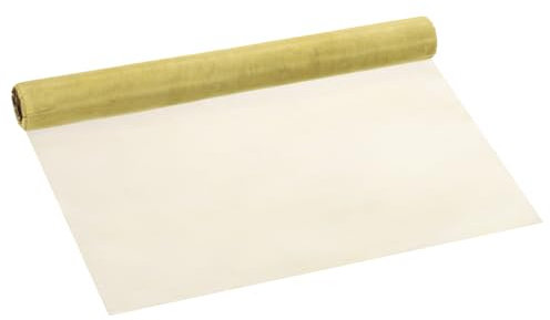 PATIKIL Brass Woven Wire Mesh Screen Roll 30cm x 1 Meter, 150 Mesh Filter Metal Coarse Dense Gauze Mesh for Window Security Vent Cover Filtration Animals Fence, Yellow