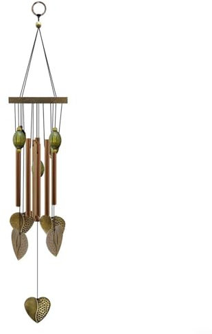 Carillon éolien en cuivre qui résiste à toutes les conditions météorologiques. Belle pièce de décoration