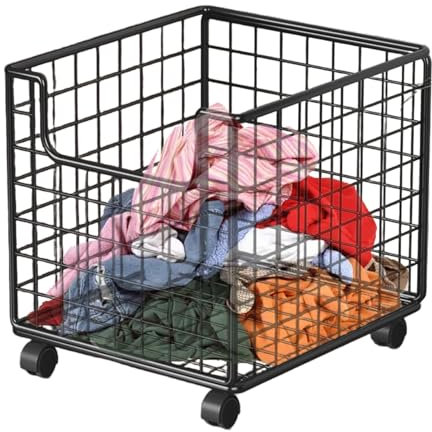 Carro Multiusos para Cocina,Carrito Apilable con Ruedas | Organizador Móvil de Gran Capacidad para Frutas, Aperitivos, Mesa, Despensa, Baño, y Exterior