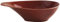KAHLA 1T2960A93020W Homestyle Schale mit Griff 0,40 l siena red mediterranes Geschirr aus Porzellan mit Steingut- und Keramiklook Suppenschale Salatschale oval 400 ml rot