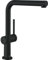 hansgrohe Talis M54 - Küchenarmatur, 1 Strahlart, Wasserhahn Küche mit Auslaufhöhe 270 mm, Mischbatterie Küche 360° schwenkbar, Mattschwarz, 72840670
