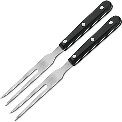Fleischgabel, VOJACO Fleischgabeln, 25,4 cm lange Edelstahlgabel für BBQ, Grillen, Servieren, Kochen, Grillen, Braten (5, 10 Zoll)