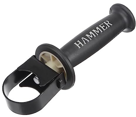 sourcing map Adjustable Rotary Tool Side Handle Rubber Coated Drill Front Grip for 0810 Electric Pick Hammer