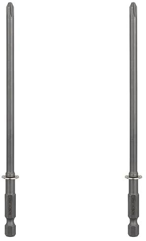 Bosch Professional Bit Extra-Hart für Phillips-Kreuzschlitzschrauben (PH2, Länge: 145 mm, 1 Stück), 2608522068 (Packung mit 2)