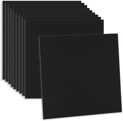 Fantasnight Tile Stickers 15x15cm 24Pcs Black, Marble Self Adhesive Wall Tiles, Sticky Back Plastic Tiles Vinyl Waterproof, Peel and Stick on for Kitchen Bathroom Backsplash