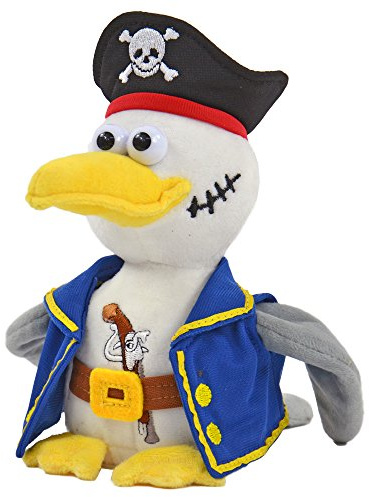 Kögler 75922 Malwin Peluche parlante avec Fonction d'enregistrement et de Lecture, Motif de laber, Mouette, env. 20 cm, Fonctionne avec des Piles