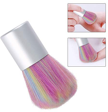 Brosse de poussière pour ongles, Brosse de nettoyage pour la peinture pour manucure ongles Brosse de nettoyage souple pour ongles gel UV, outil de manucure,Pinceaux de manucure
