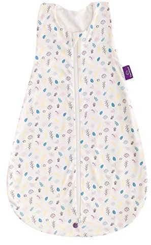 Träumeland S0200903 - Sacco nanna estivo Liebmic, in cotone, 70 cm, motivo floreale, senza sbiancanti ottici, 240 g, multicolore