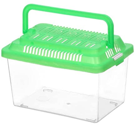 Plastic Turtle Fish Tank Pet Fish Tank Small Aquarium Plastic Goldfish Aquarium Habitat Acrylic Reptile cage reptisoil terrariums Handheld Feeding Box Household