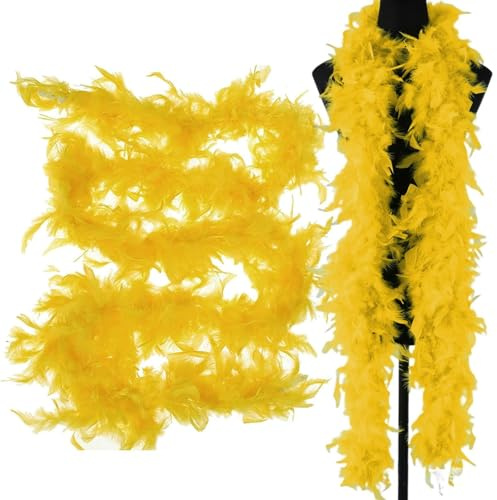 Boas Déguisements - Boa à Plumes Colorées, Flapper à Plumes Colorées | Boas habillés 7 couleurs pour fête, mariage, costume d'Halloween, arbre de Noël, décoration, carnaval, déguisements pour femmes