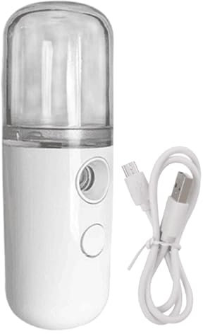 Cuiseur vapeur de voyage – Appareil hydratant pour le visage | Atomiseur vapeur de voyage | Cuiseur vapeur portatif sans fil rechargeable | Cuiseur à vapeur électrique avec réservoir d'eau amovible de