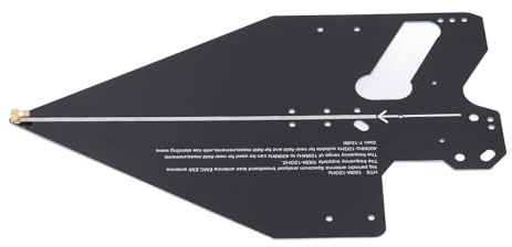 Log-periodisk Antenn 0,1-12GHz, Multibands Trådlös Riktad Utomhusantenn, Passiv Högförstärkningsantenn för Signalmätning, Riktningssökning