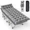 BULAGE Feldbett Klappbar mit Matratze, Klappbett Leicht bis 208kg, Campingbett Klappbar Gästebett mit Tragetasche Outdoor Bett für Garten Strand Reisen Camping Bett Campingliege Erwachsene