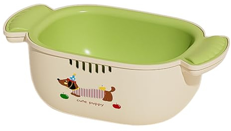 Set Scolapasta da Cucina con Ciotola Colino, Set Scodella e Colino 2 in 1, Scodello Lavaggio con Scolatore per Cucina Pasta Frutta Verdura