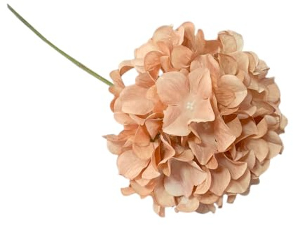 2 flores artificiales de hortensias artificiales individuales con tronco largo, plantas artificiales, arreglos florales para boda, jardín, decoración del hogar, ramo de flores, arreglos florales, rosa