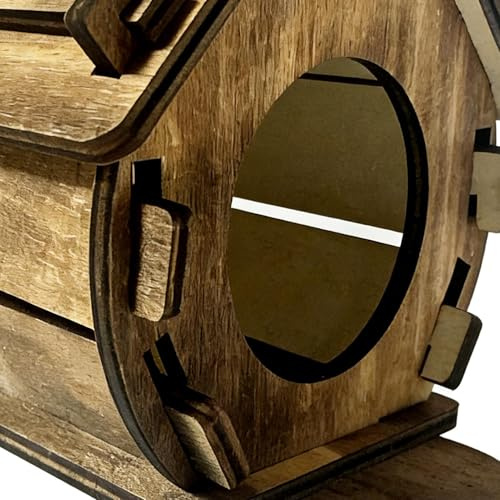 Casa para Pájaros De Madera - para Pájaros De Madera S/L, Casas para PájarosColgantes DeMadera, para PájarosAzules Ventilado | Refugio De Hábitat Al Aire Libre, Diseño De Fácil