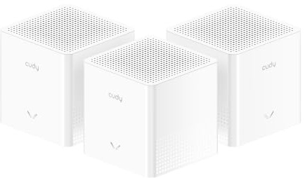 Cudy AX3000 WiFi 6 Dual Band Mesh System 2300 Sq.Ft 2.5G M3000S 3-pack