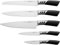 TRENDS home 5 Pc Kitchen Knife Set, Premium Stainless Steel, Designer Handle. Ultimate Quality Kitchen Knives Set, Ultra Sharp Set of Knives for everyday use. All in on Kitchen Knife Set.