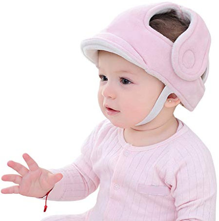 FakeFace Casquette de Protection Anti-Chute pour bébé, Chapeau Anti-Collision pour Bébé, Chapeau Anti-Collision, Casquette pour Casquette de Sécurité Casque de sécurité pour Enfants Couvre-Chef