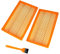 HURI 2x Flachfaltenfilter Flachfilter für Würth/Würthmaster ISS 35, ISS 35-S, ISS 45 M, ISS 55 M, ISS 55 S, ISS 30-L Automatic, ISS 40-M Automatic, ISS 50-L Automatic Staubsauger Luftfilter Sauger
