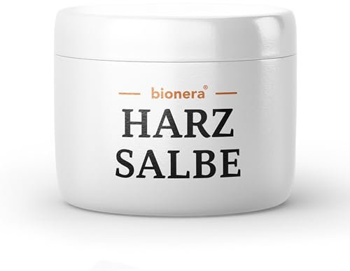 Bionera® Harzsalbe - Das Original für natürliche, gesunde und porenfreie Haut | Reduziert Talg, verfeinert Poren, verhindert Glanz | Wirksam gegen Hautunreinheiten | Made in Germany (100 ml)