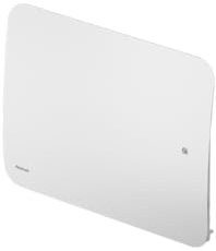 Noirot - Radiateur Électrique Tectonia - Inertie Pierre de Lave - Format Paysage - Connecté - Certifié Origine France Garantie, NF Électricité - Blanc Satiné, 1000 Watt